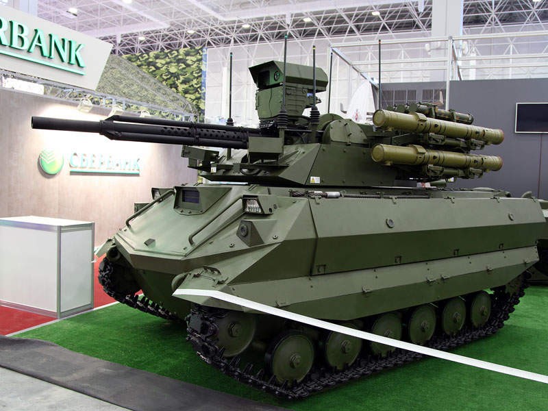 Uran-9 Russian Tracked Unmanned Ground Vehicle (UGV) (C)